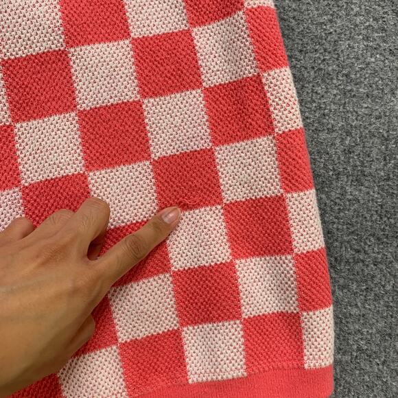 Vans Shorts Womens XL Extra Large Punch White High Rise Elastic Waist Checkered - Picture 10 of 12